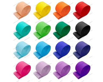 Crepe Paper Streamer Rolls, 82ft, Party & Wedding Decor (2 Pack)