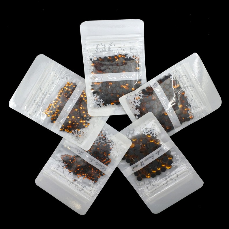 DMC Hot Fix Rhinestones, Flat Back Glass Crystals, Craft Beads (2-6mm) 画像 4