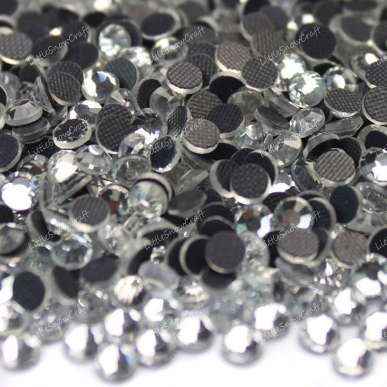 DMC Hot Fix Rhinestones, Flat Back Glass Crystals, Craft Beads (2-6mm) 画像 6