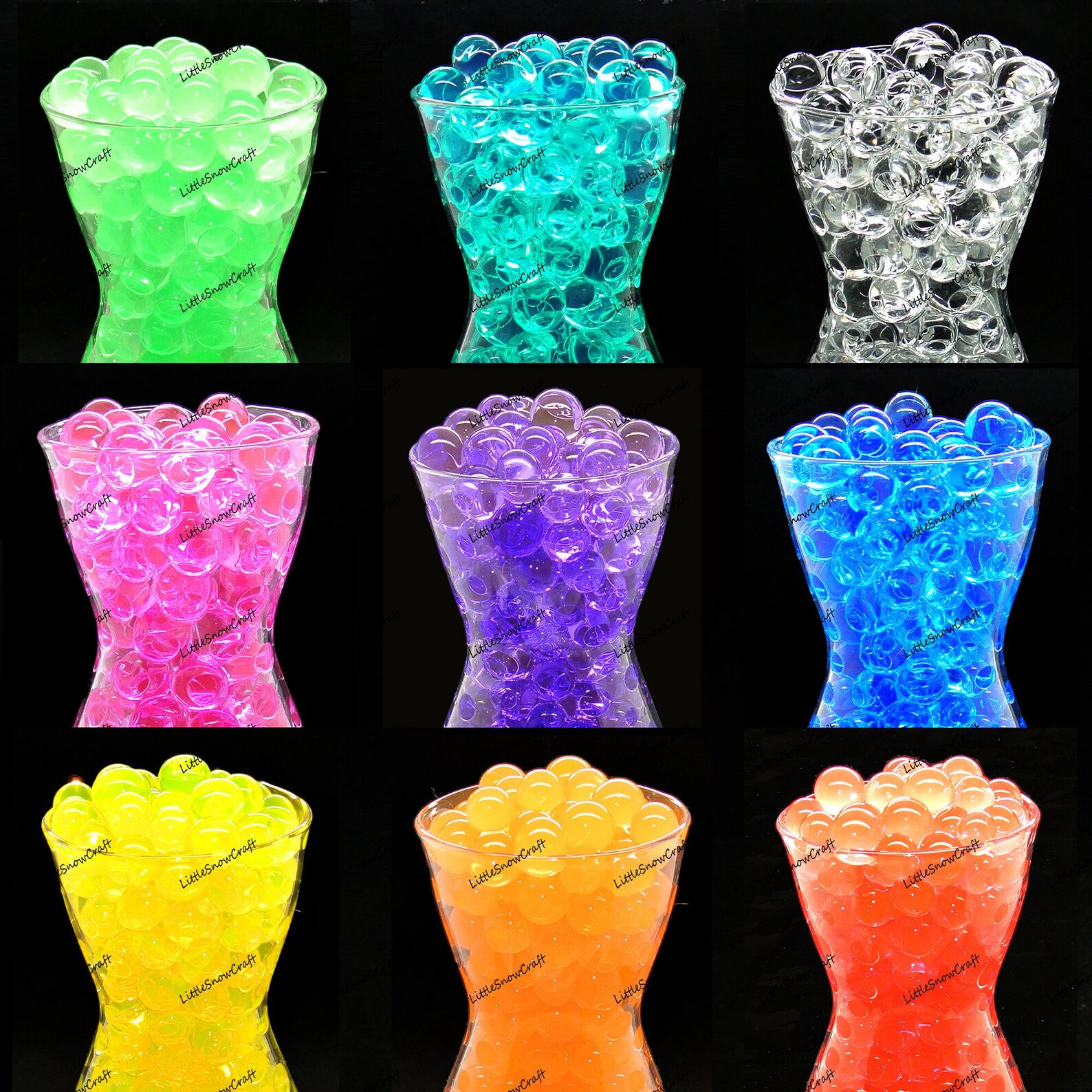 20g Water Gel Beads Florist Soil Crystal Aqua Balls Vase Etsy UK