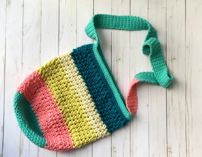 Farmers Market Bag Boho Hippie Market Bag Reusuable Grocery Bag Swim Bag