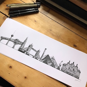 Benutzerdefinierte Skyline | Kreiere deine eigene Skyline für eine Stadt, ein Land oder eine Kombination deiner Lieblingsorte