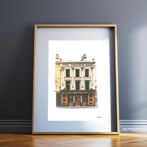 The Crown Bar Belfast | Belfast Bars | Landmark | Mixed media Print | Northern Ireland | Poster prints art