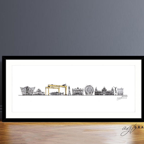 Belfast Skyline | Iconic landmarks of Northern Ireland | Titanic | Harland and Wolff |Samson and Goliath | The Big Fish |City Hall| Botanic