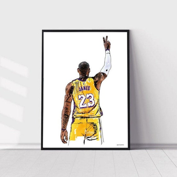 Lebron James Drawing Free Download - Jersey De Lebron James Lakers