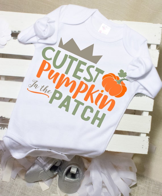 cutest pumpkin in the patch onesie
