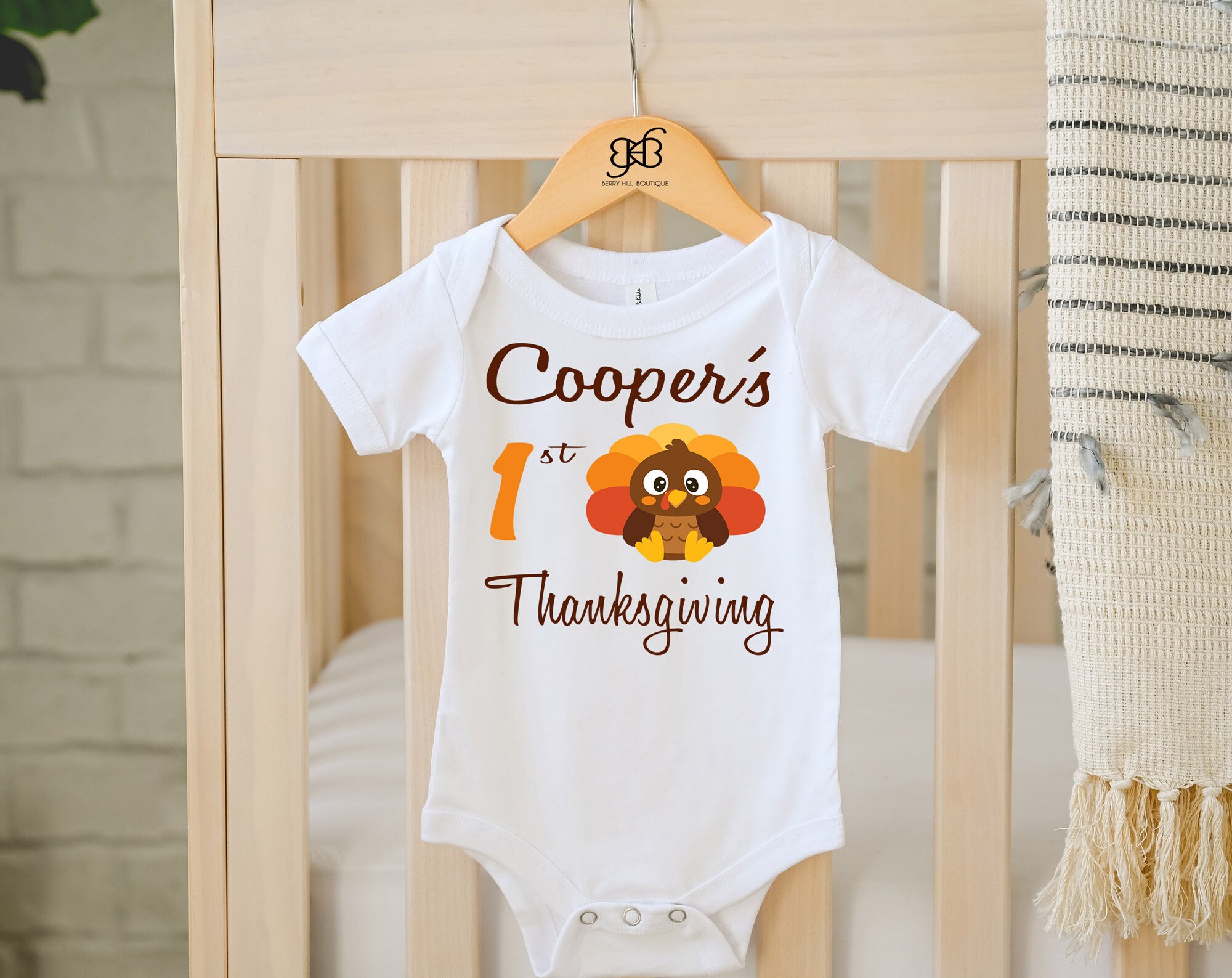Thanksgiving Outfit Baby Boy Onesie First Thanksgiving Baby Etsy