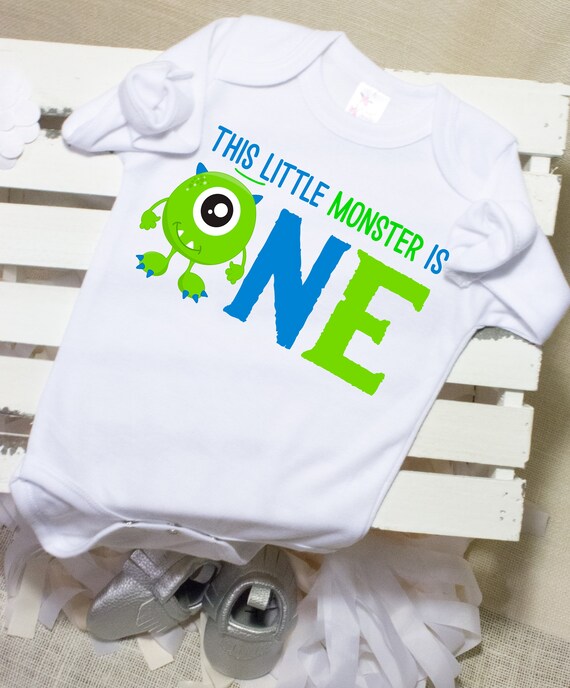 little monster 1st birthday outfit