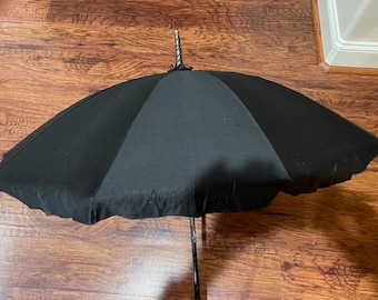 Antique 1800's Silk Parasol