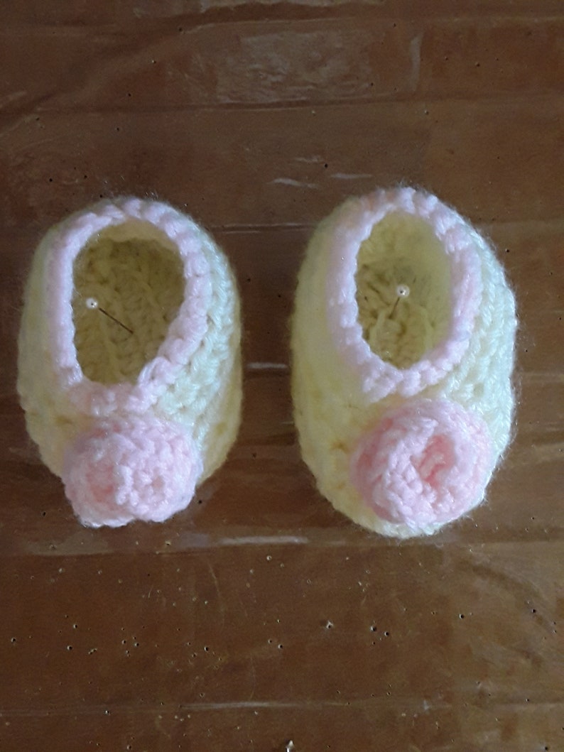 Booties with a Flower