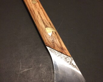 Handmade kiridashi with custom handle scales.