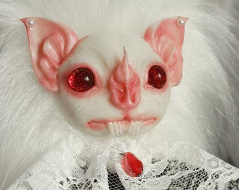 Vampire doll albino bat doll elegant gothic