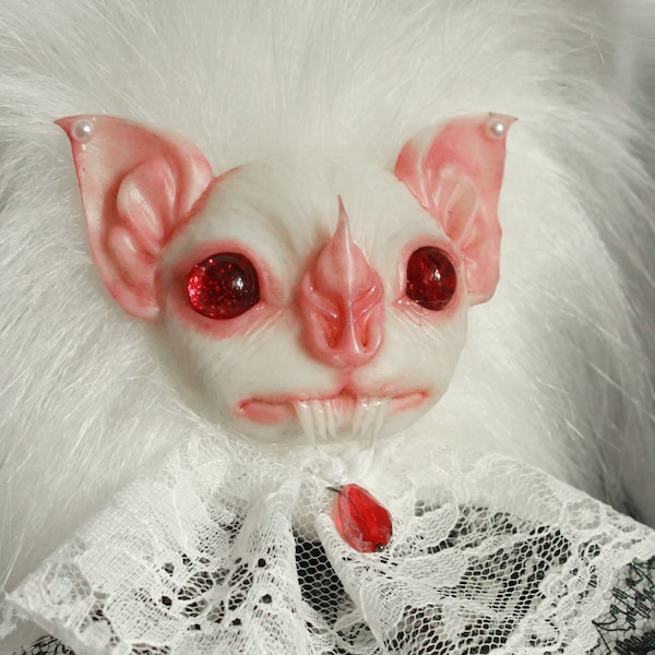 Poupée vampire albinos poupée chauve-souris gothique élégant