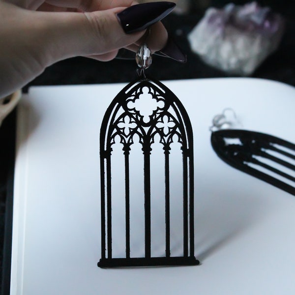 Gothic cathedral earrings