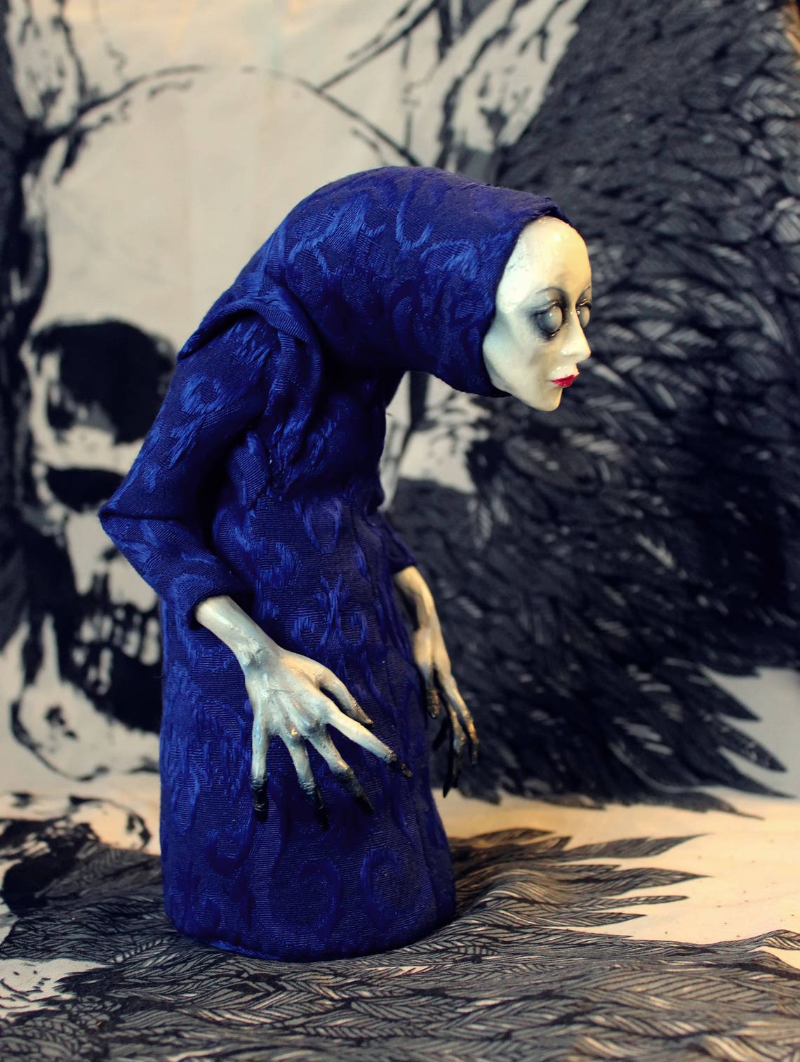 Creepy art doll Stillgeist mystic spirit horror doll Etsy