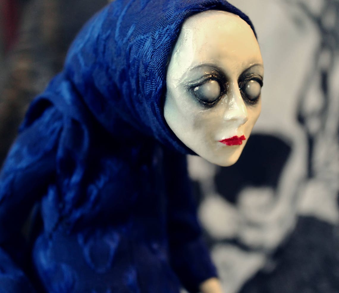Creepy art doll Stillgeist mystic spirit horror doll Etsy