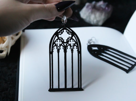 Gothic cathedral earrings