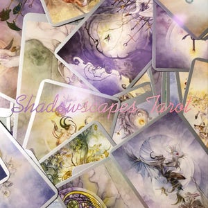 TAROT READINGS NUR: Der Spiegel Tarot Lesen w/Die Shadwoscapes Karten