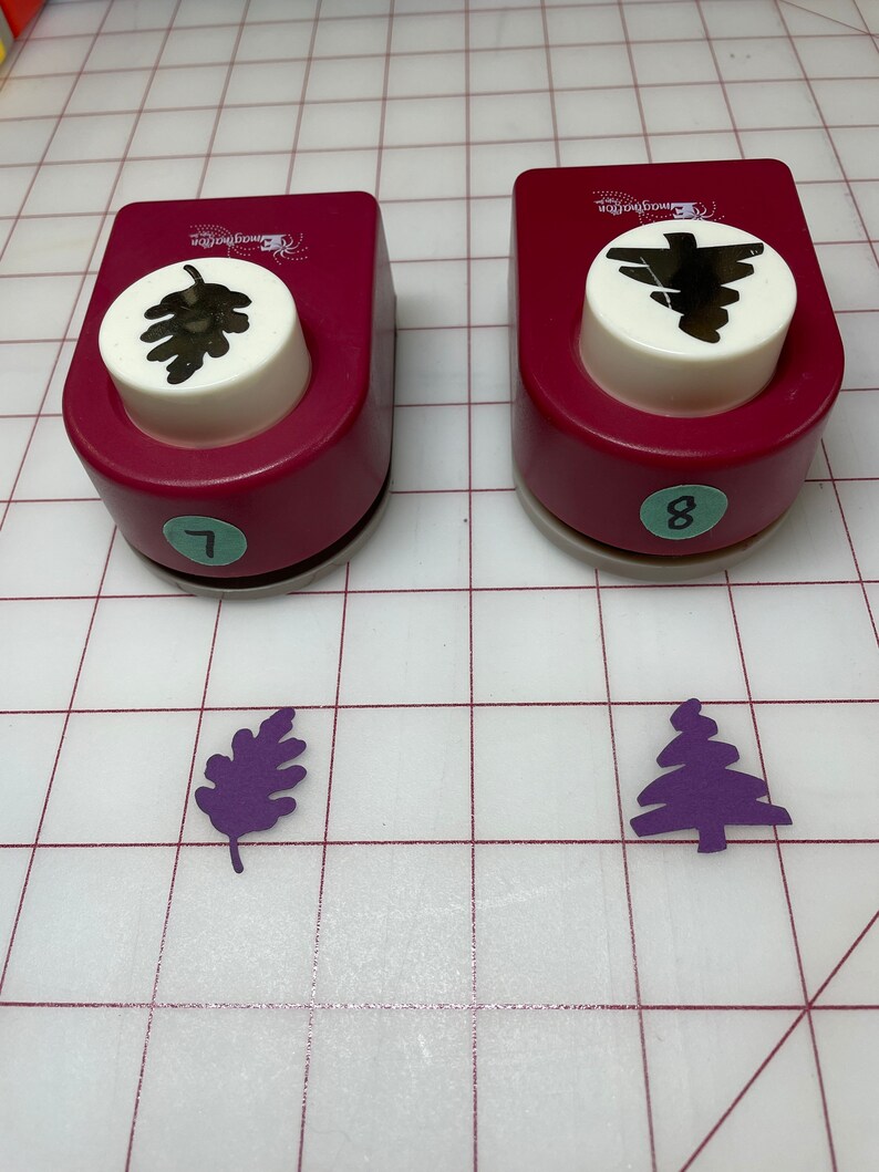 Large Leaf Decorative Paper Punches Paper Crafting Card Etsy