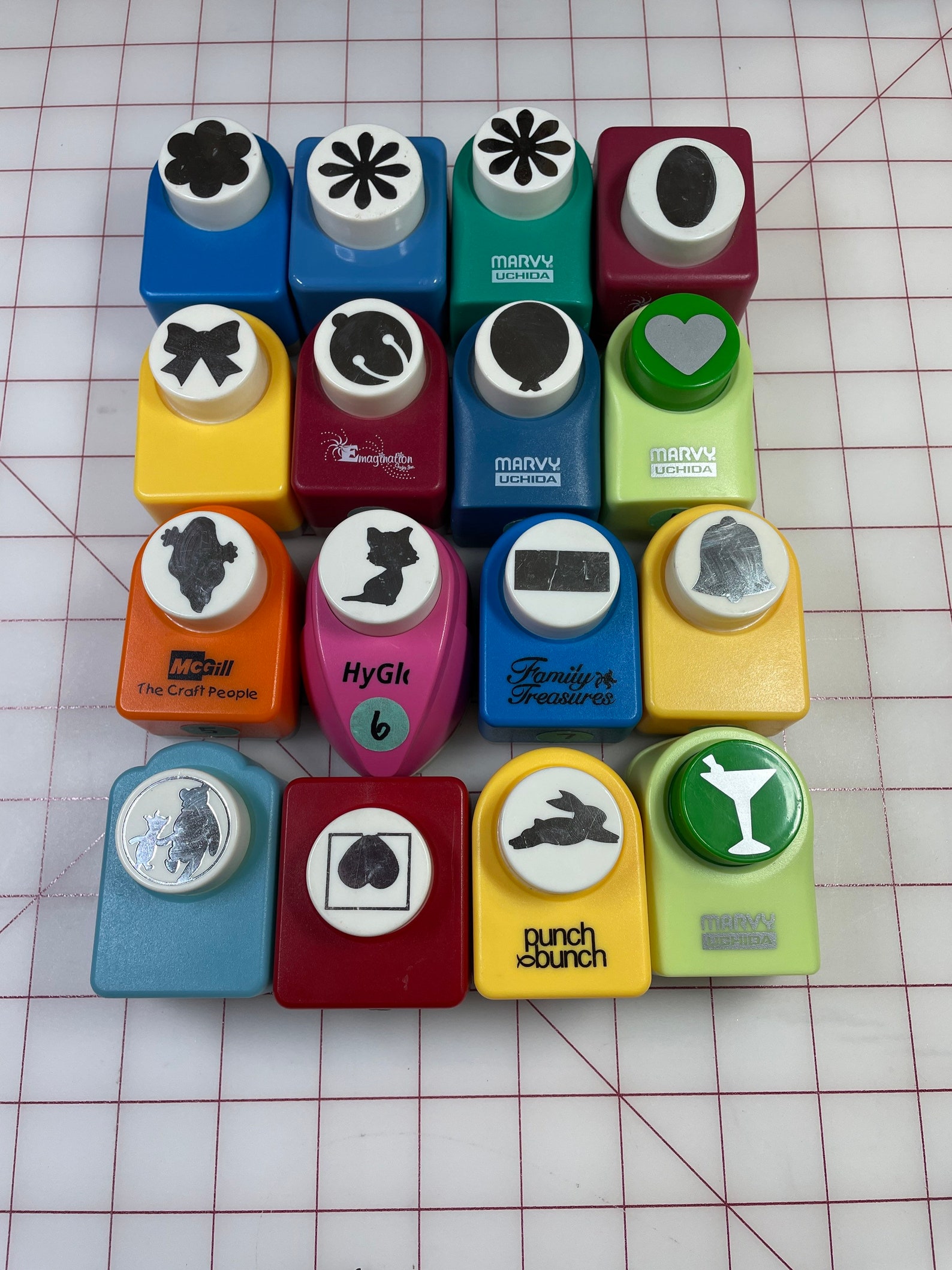 Medium Decorative Paper Punches Mcgill Marvy Punch a Bunch Etsy UK