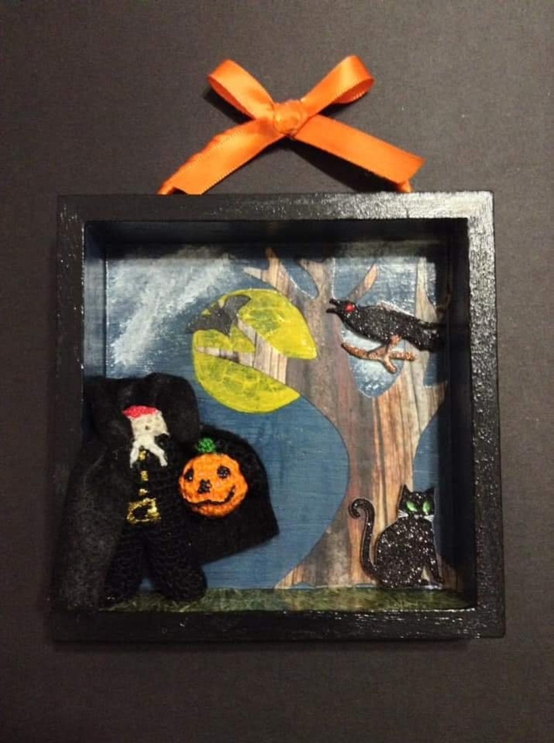 The Headless Horseman Shadow Box - Etsy