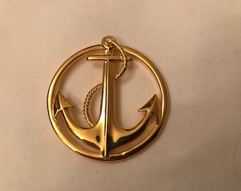 Napier Large Anchor Brooch