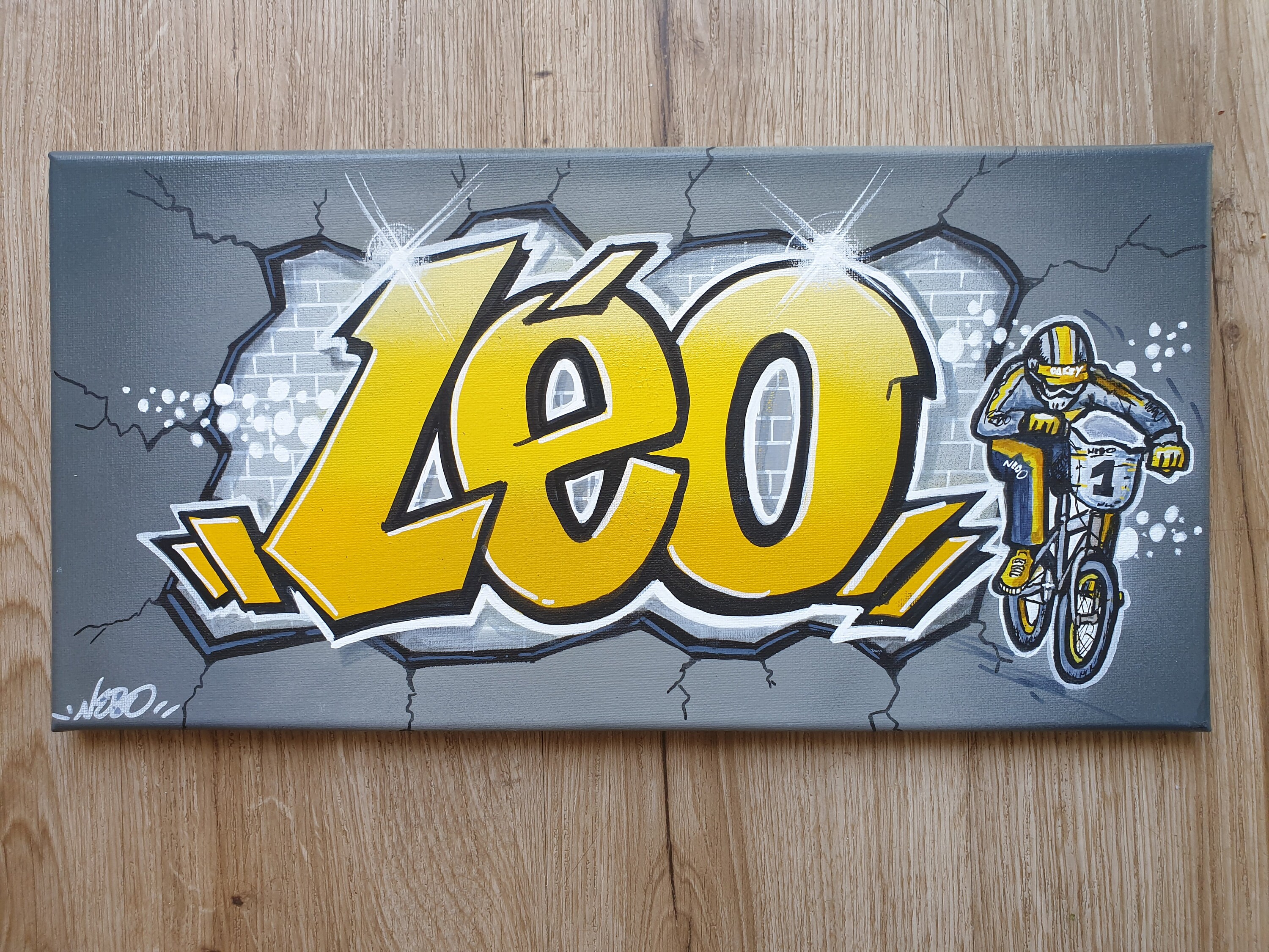 Painting Graffiti Graffiti Art Custom Room Children Style Bmx Etsy