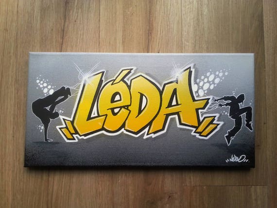 Table Cloth Graffit Hip Hop Dance Tag Custom Table Deco Graff Etsy