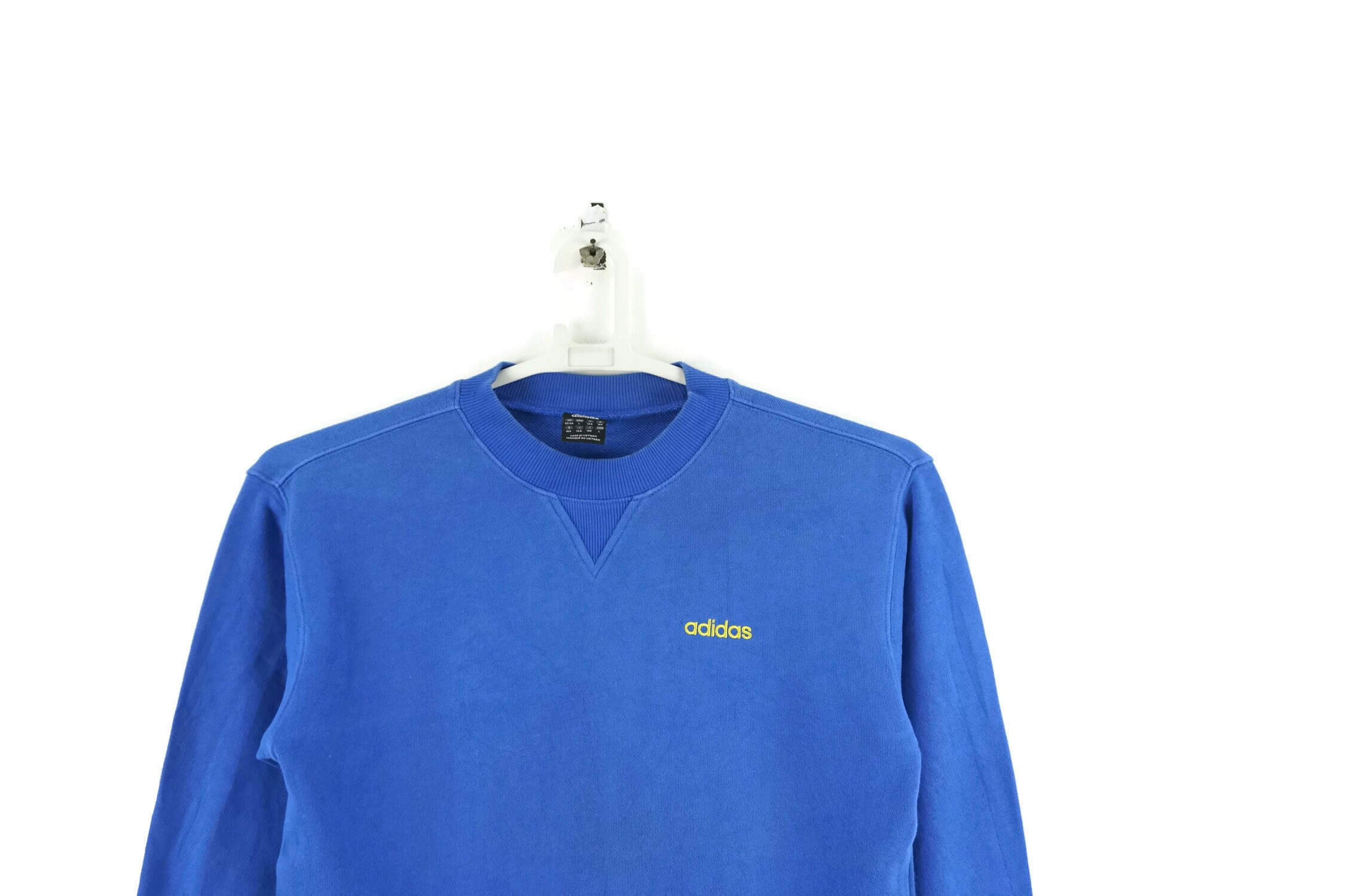 blue adidas vintage sweatshirt