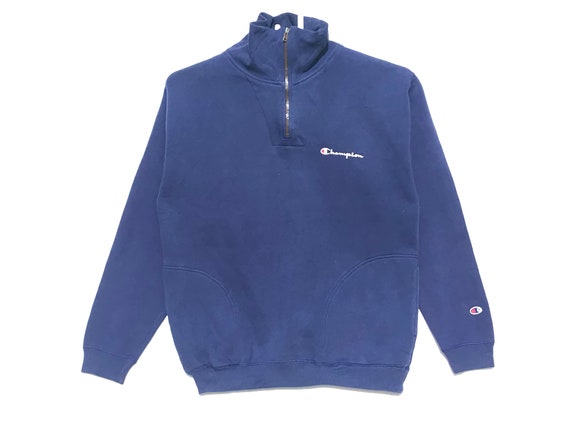 blue sweatshirt champion