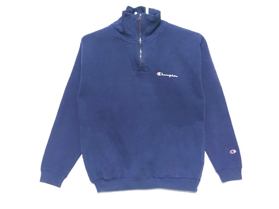 blue champion sweater