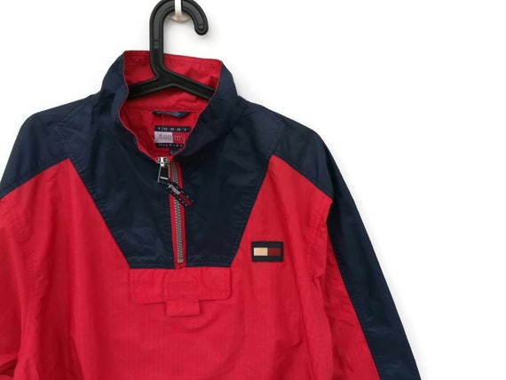 Vintage Tommy Hilfiger Neon Jacket Windbreaker / T