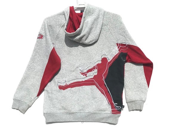 felpa air jordan grigia