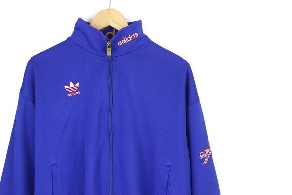Blue Adidas Vintage Windbreaker / Vintage Adidas /