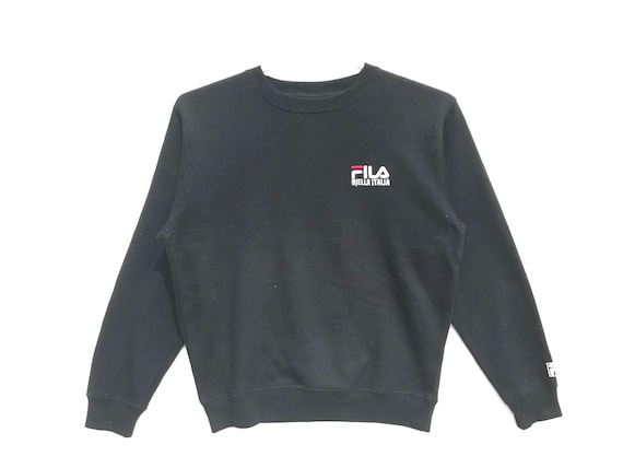 fila black sweater