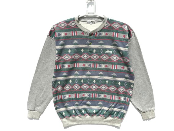 lacoste grey sweater