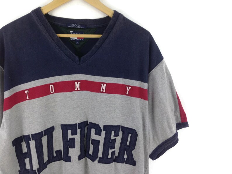 Vintage Tommy Hilfiger Athletics Hockey Jersey Size Large / | Etsy