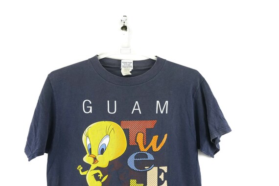Vintage Tweety Bird Guam Looney Tunes Cartoon Shir