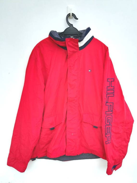 vintage tommy hilfiger windbreaker jacket