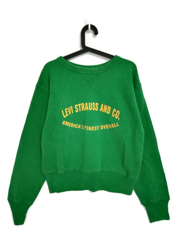 levi's green sweatshirt