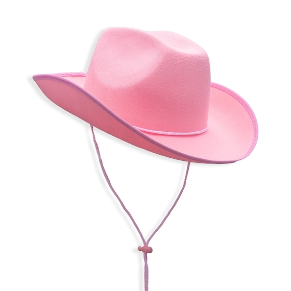 Pinker CowboyHut, Western Junggesellinnenabzug, Sommer breit Krempe Hut,  Filz Braut Cowgirl Mütze, Hochzeitsbegünstigungen, Geburtstag, Rodeo Party  Dekor -  Schweiz