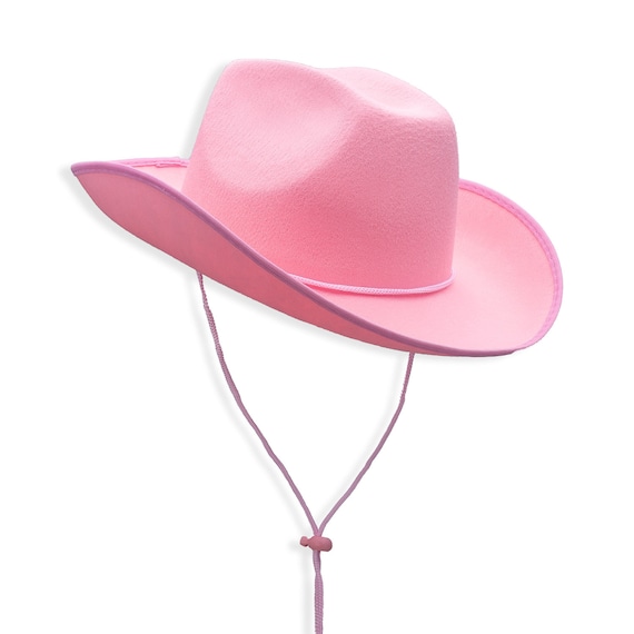 Hut Cowboy Classic Color aus Filz, pink - Party-Dekoration Pink