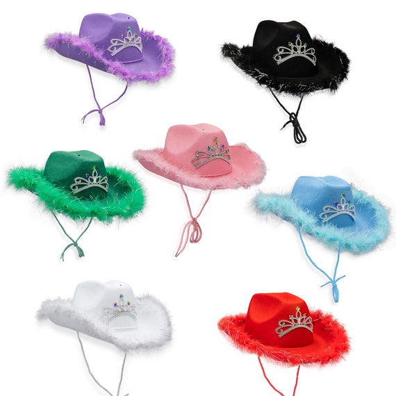 Adult Light up Cowboy Hat With Tiara 
