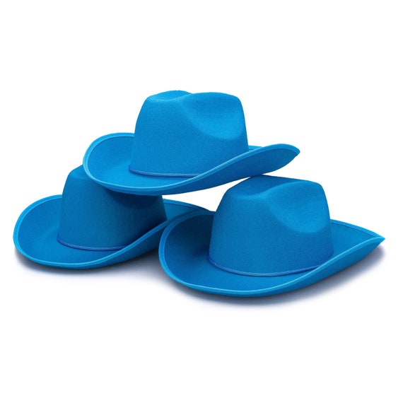 blauwe cowboyhoed
