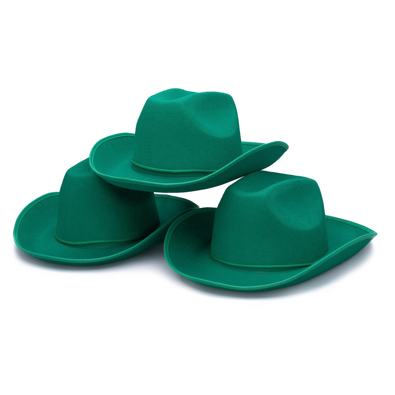 Cowboy drinking hat w/ straw for St.Patrick's Day