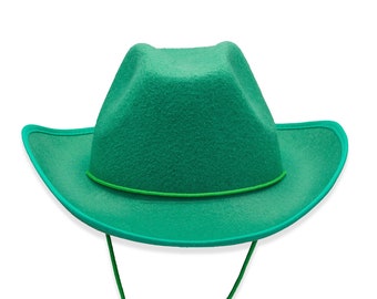 Emerald green cowboy hat Outlet