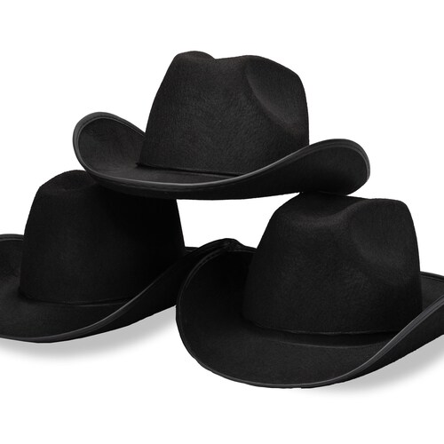 Bulk Black Cowboy Hat Western 