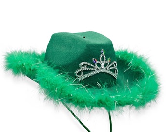 Emerald green cowboy hat Outlet