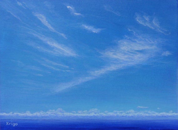 Ocean Sky Ocean Sea Clouds Sky Acrylic Painting 24 X 18 Etsy Ocean Sky Ocean Sea Clouds Sky Acrylic Painting 24 X 18 Etsy
