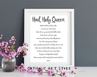 Our Father Hail Mary &amp; Glory Be Printable 3-Prayer Pack | Etsy